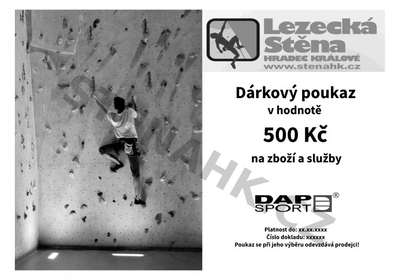 Dárkový poukaz, 500